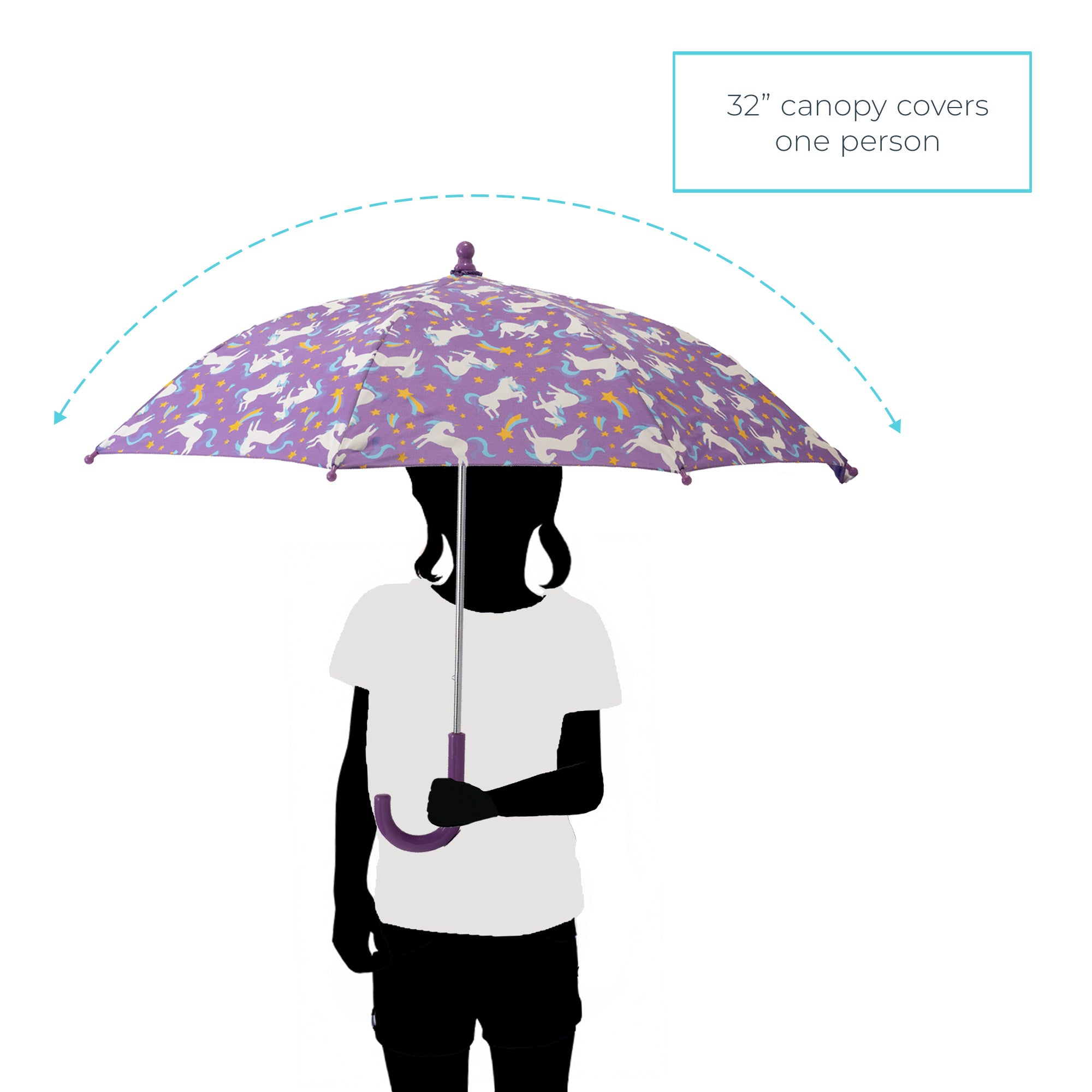 Kid's Rain-Activated Color Changing Umbrella - Image 5