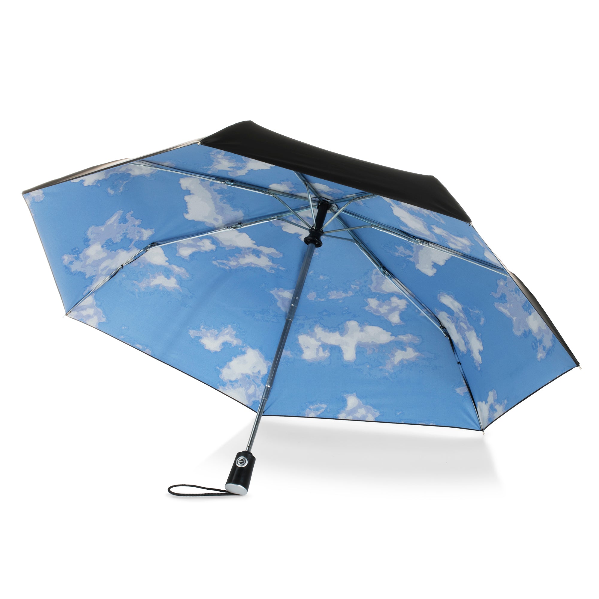 Under Canopy Print Folding Umbrella with Auto Open/Close Technology - Image 15