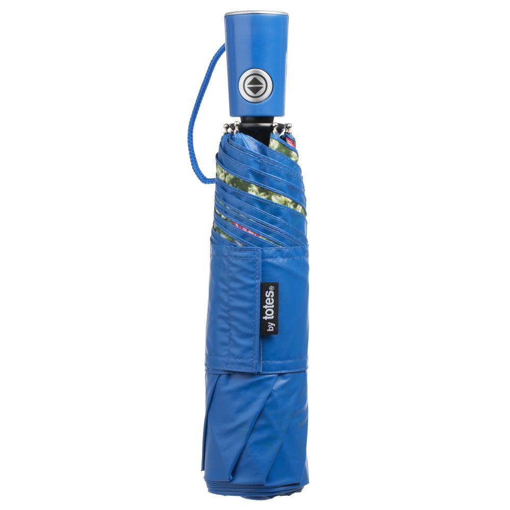 Under Canopy Print Folding Umbrella with Auto Open/Close Technology - Image 5