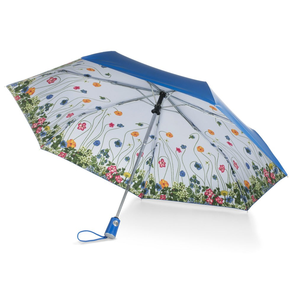 Under Canopy Print Folding Umbrella with Auto Open/Close Technology