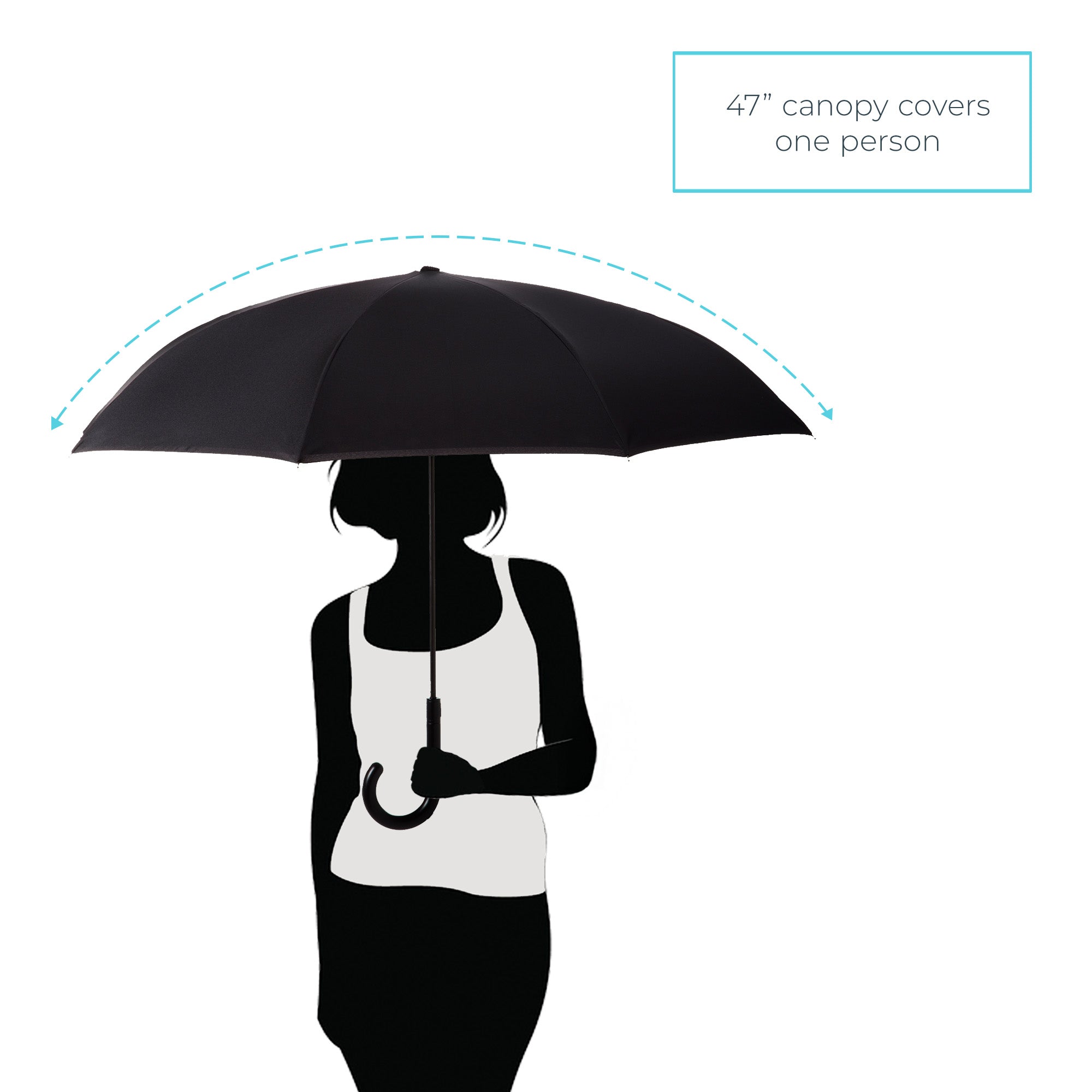 Stick Reverse-Close Umbrella with Under-Canopy Print - Image 18