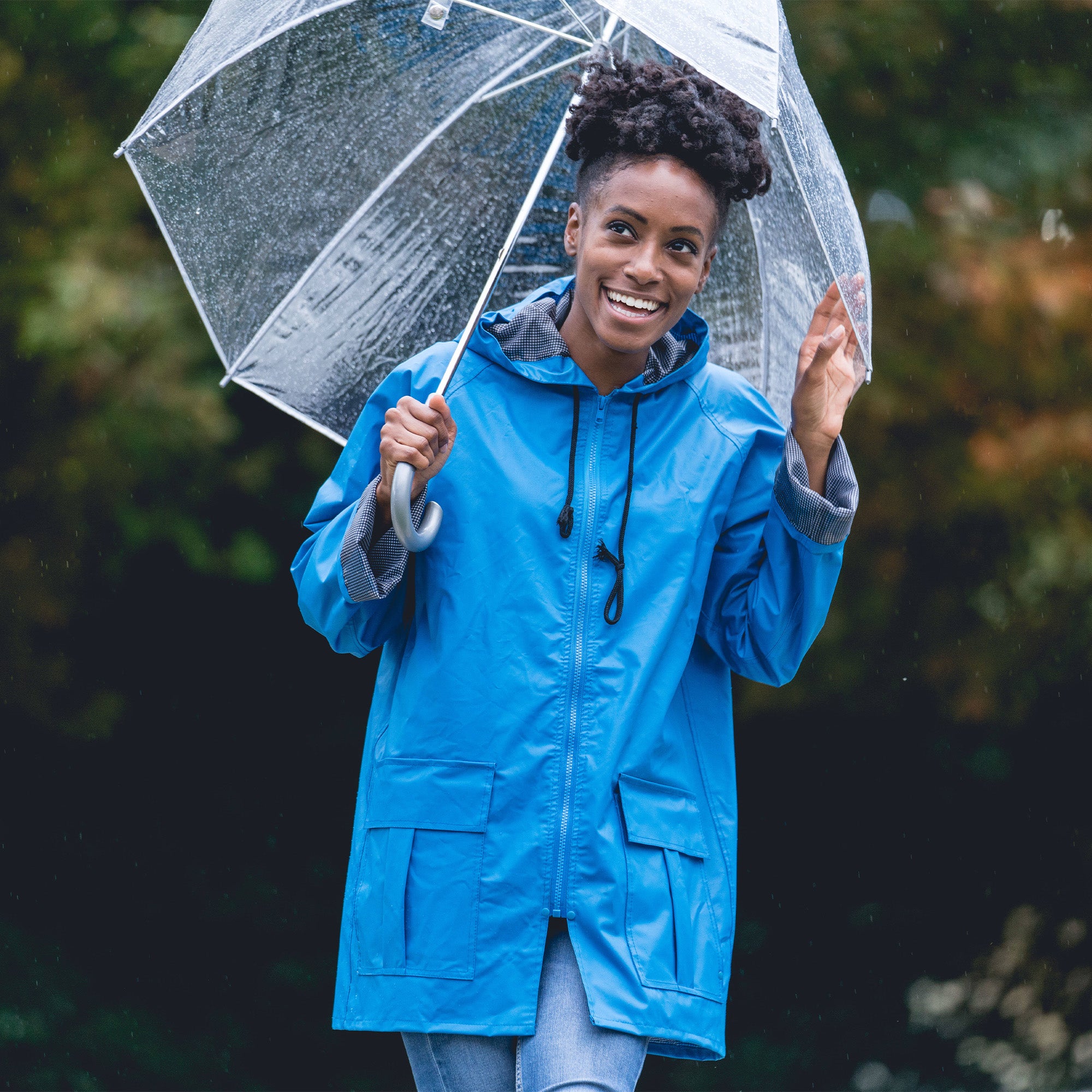 Clear Bubble Umbrella with Clear Acrylic Handle - Image 24