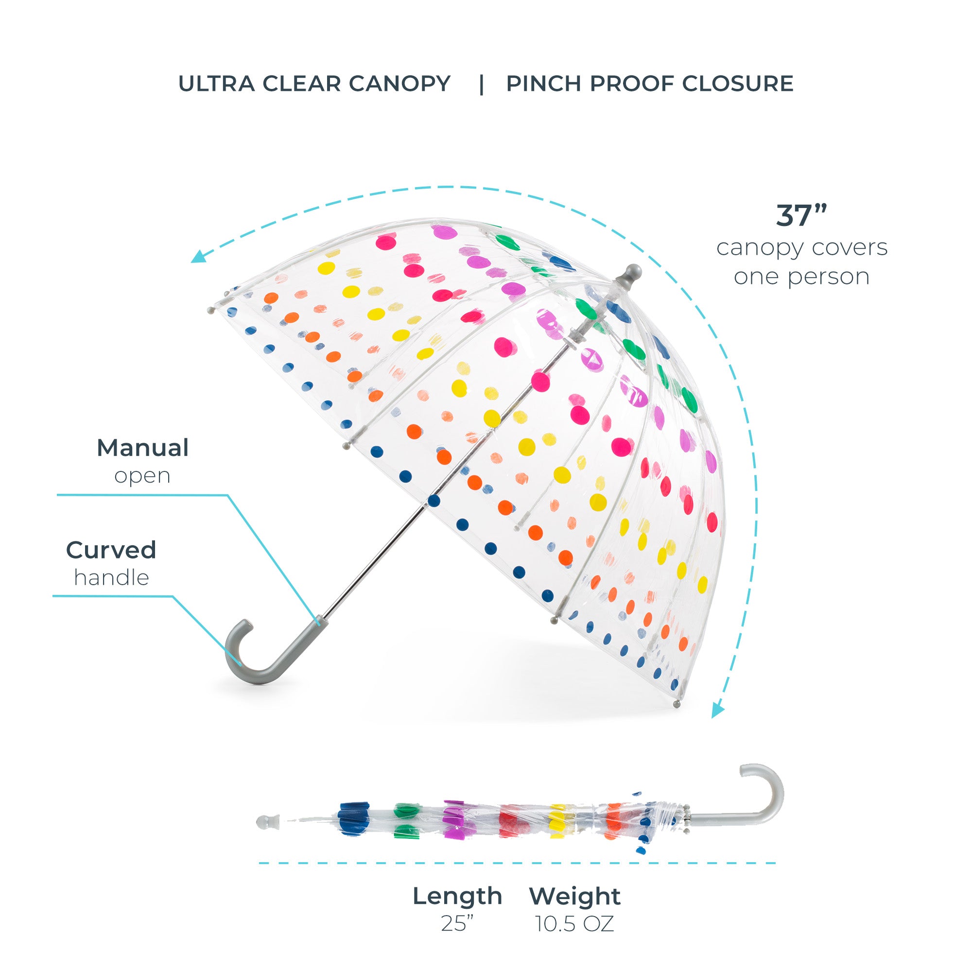 Kid's Clear Bubble Umbrella - Image 10