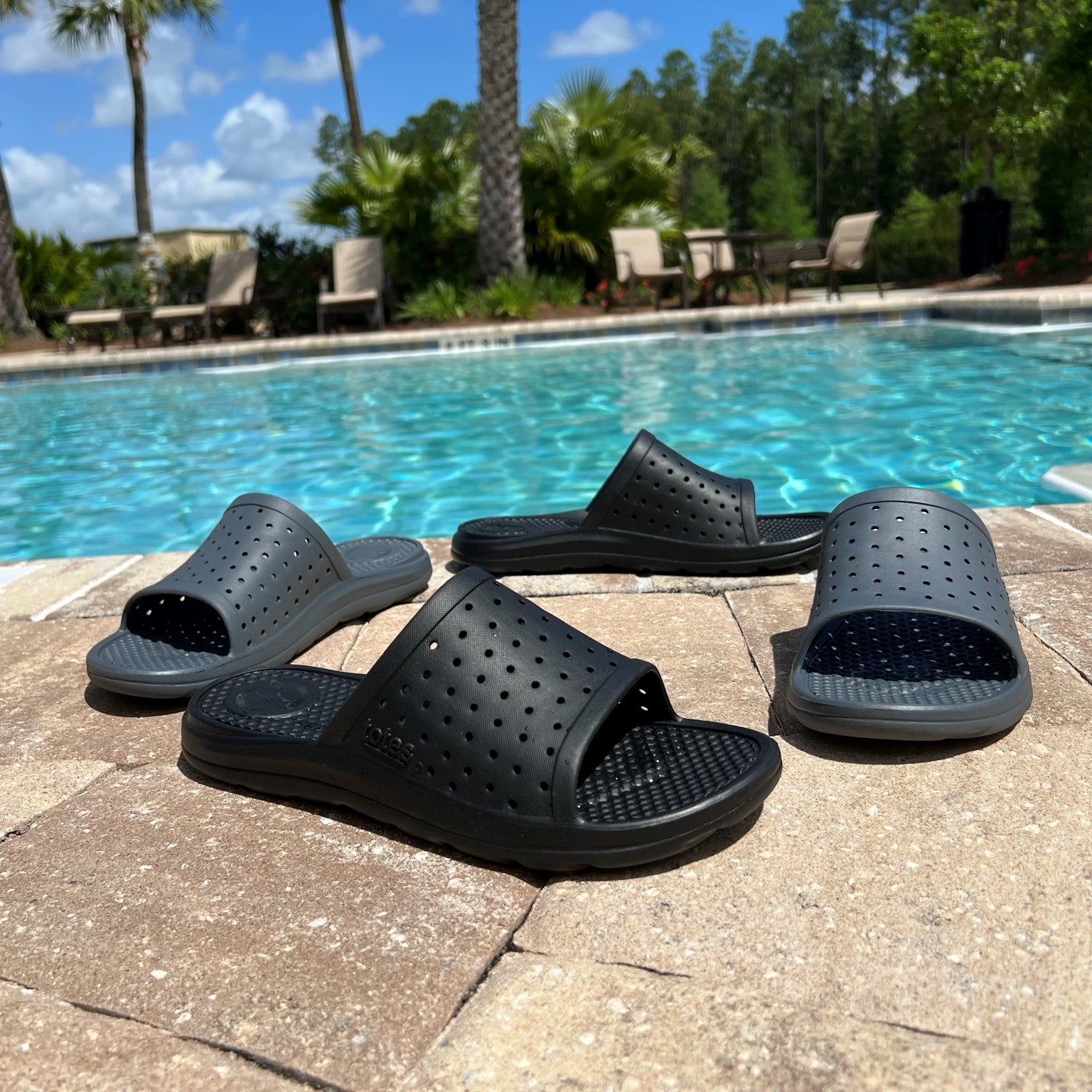 Men's Perforated Slide - Image 7