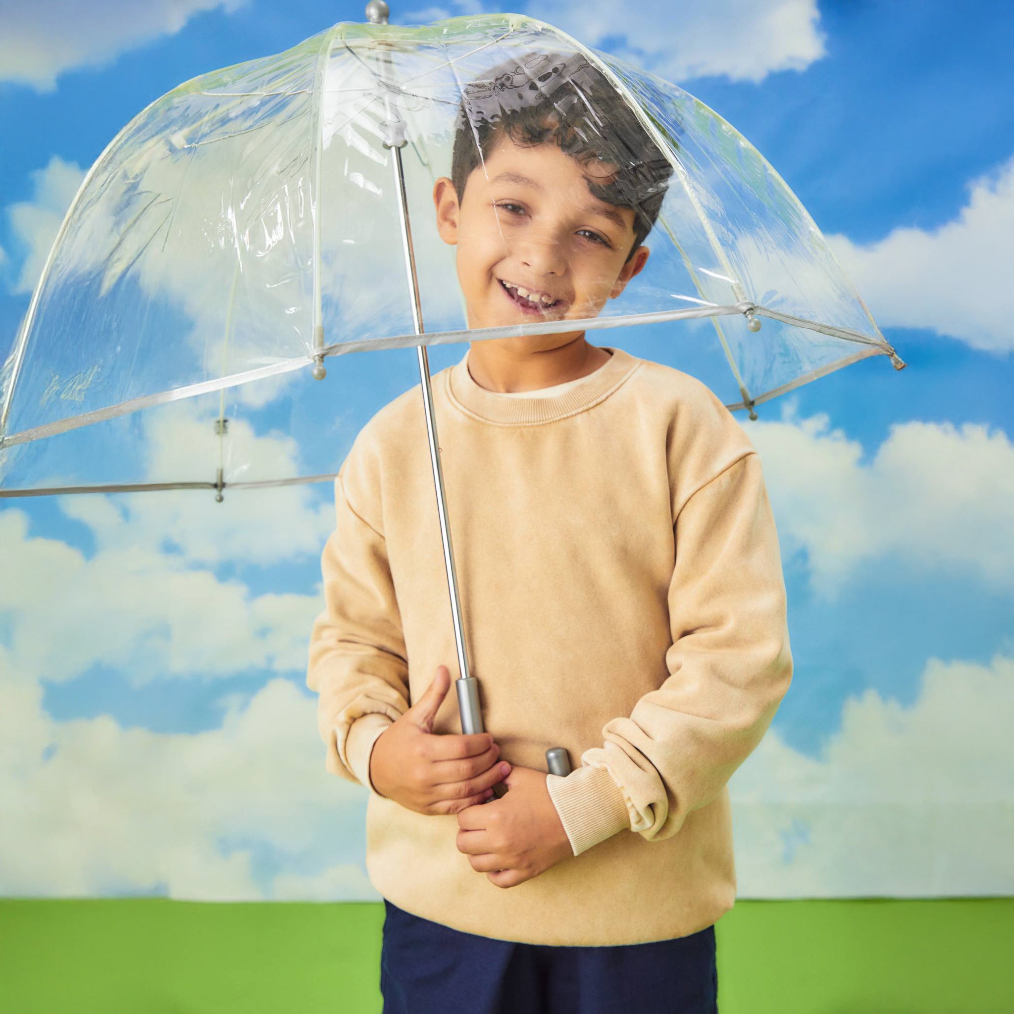 Kid's Clear Bubble Umbrella - Image 12