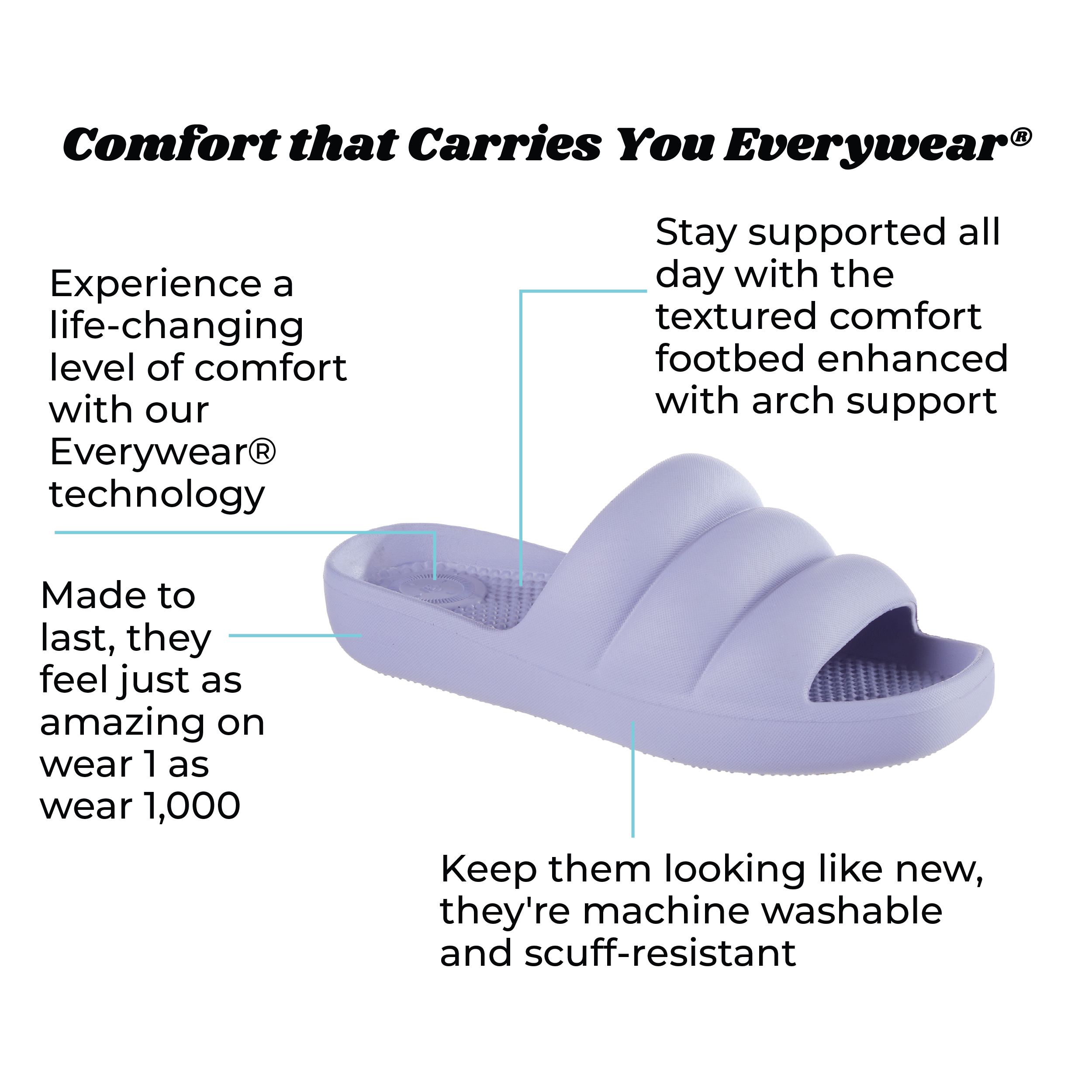 Women's Puffy Platform Slide - Image 14