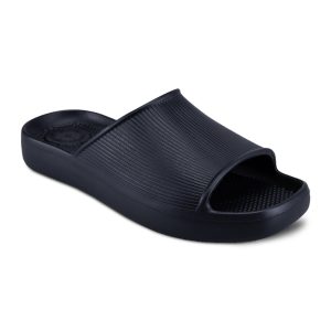 Women's Ribbed Platform Slide