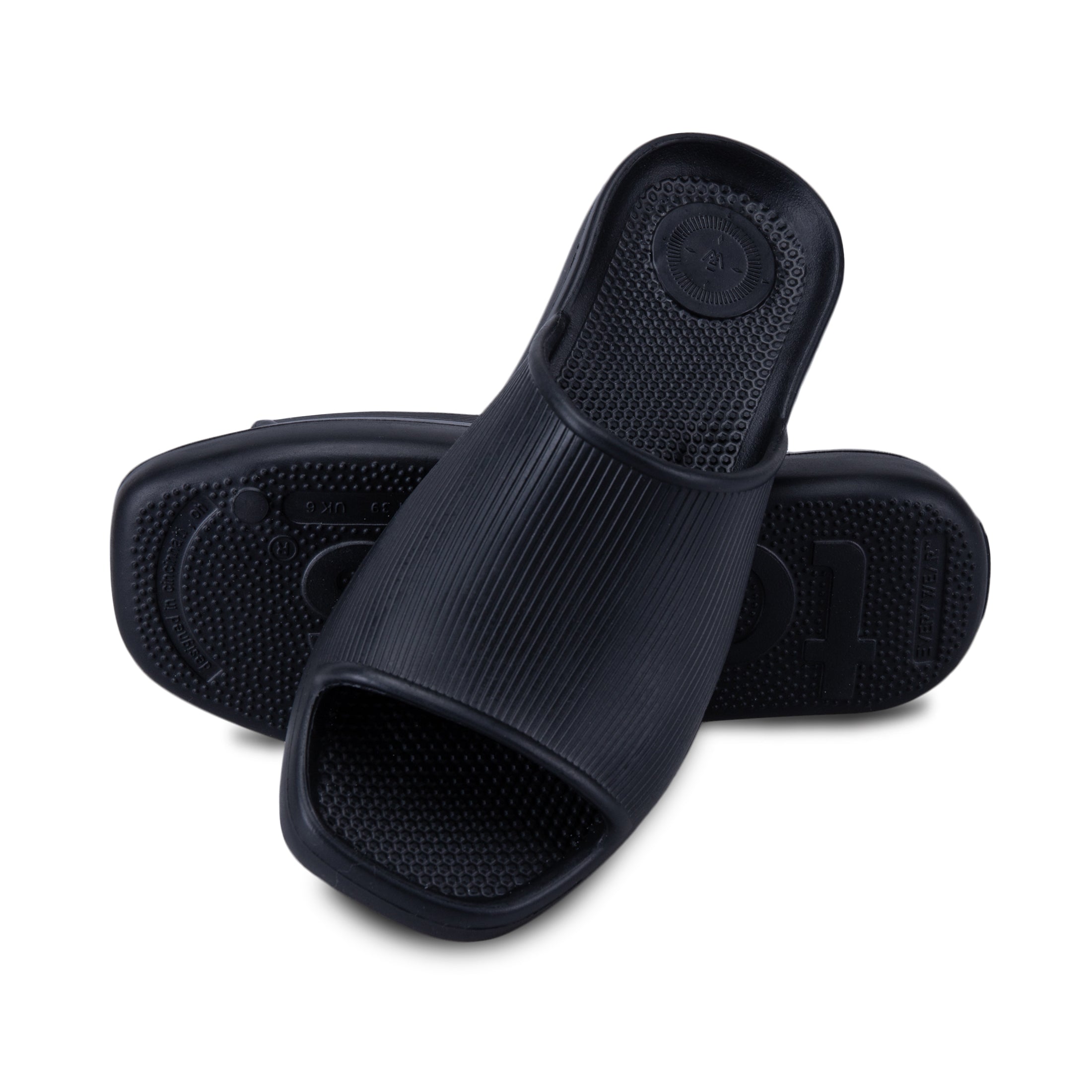 Women's Ribbed Platform Slide - Image 2