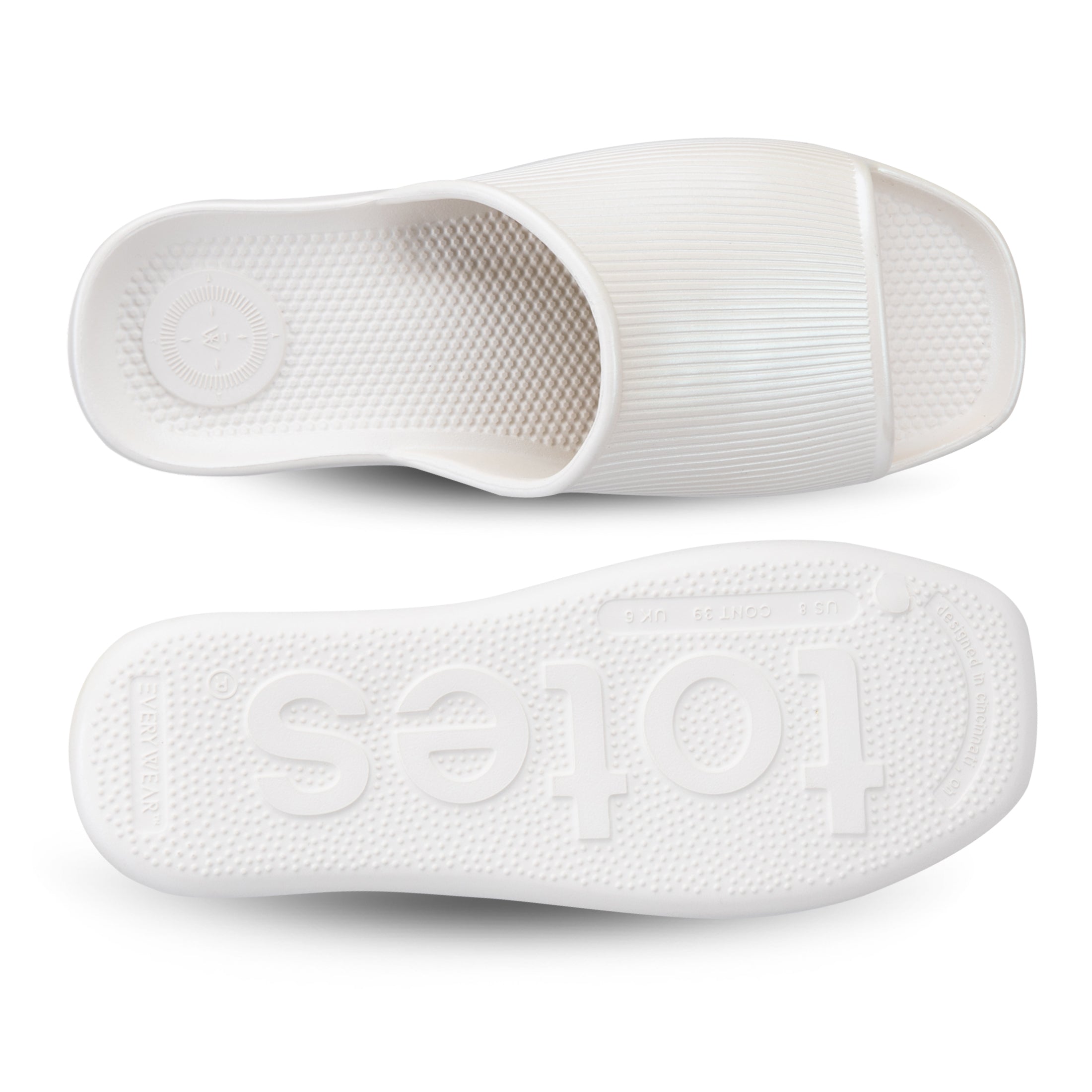 Women's Ribbed Platform Slide - Image 9