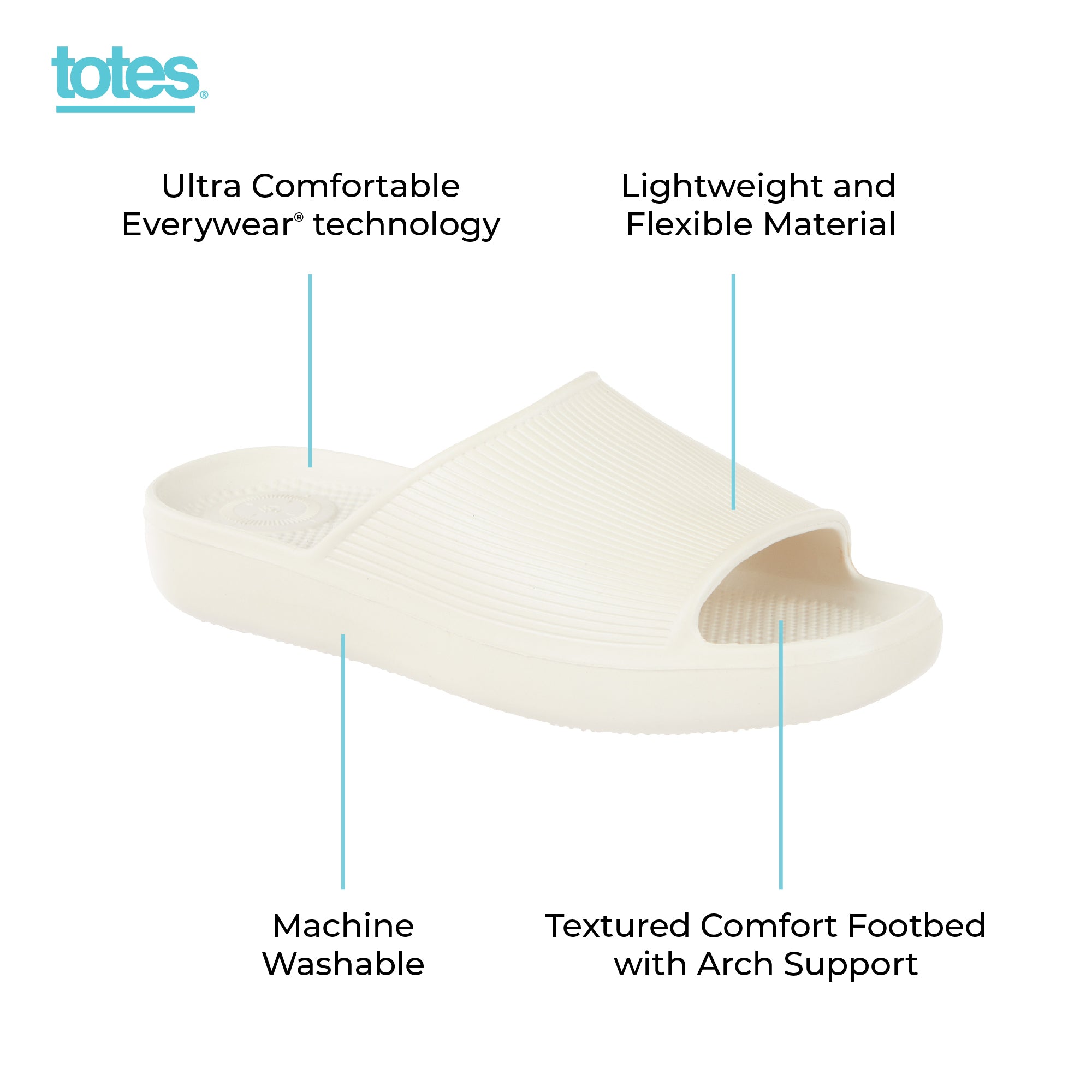 Women's Ribbed Platform Slide - Image 11